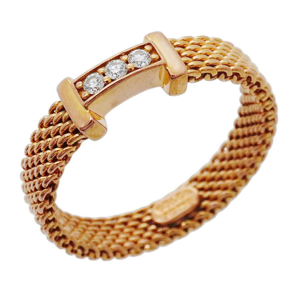 TIFFANY & CO. 18k Gold Diamond Ring